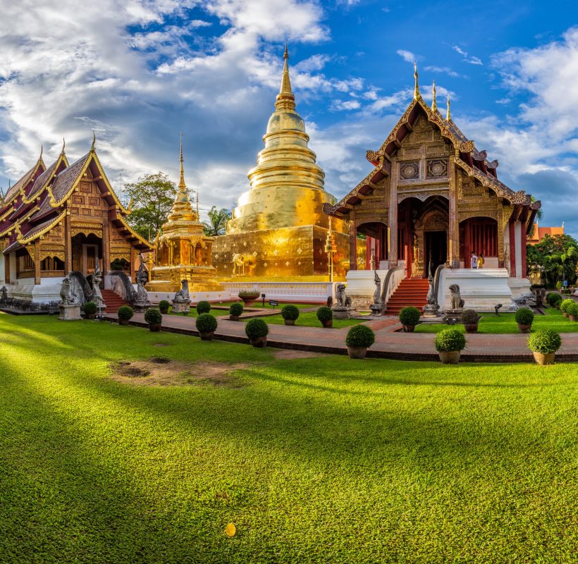 Wat Phra Sing Temple at Chiang Mai Province, Thailand