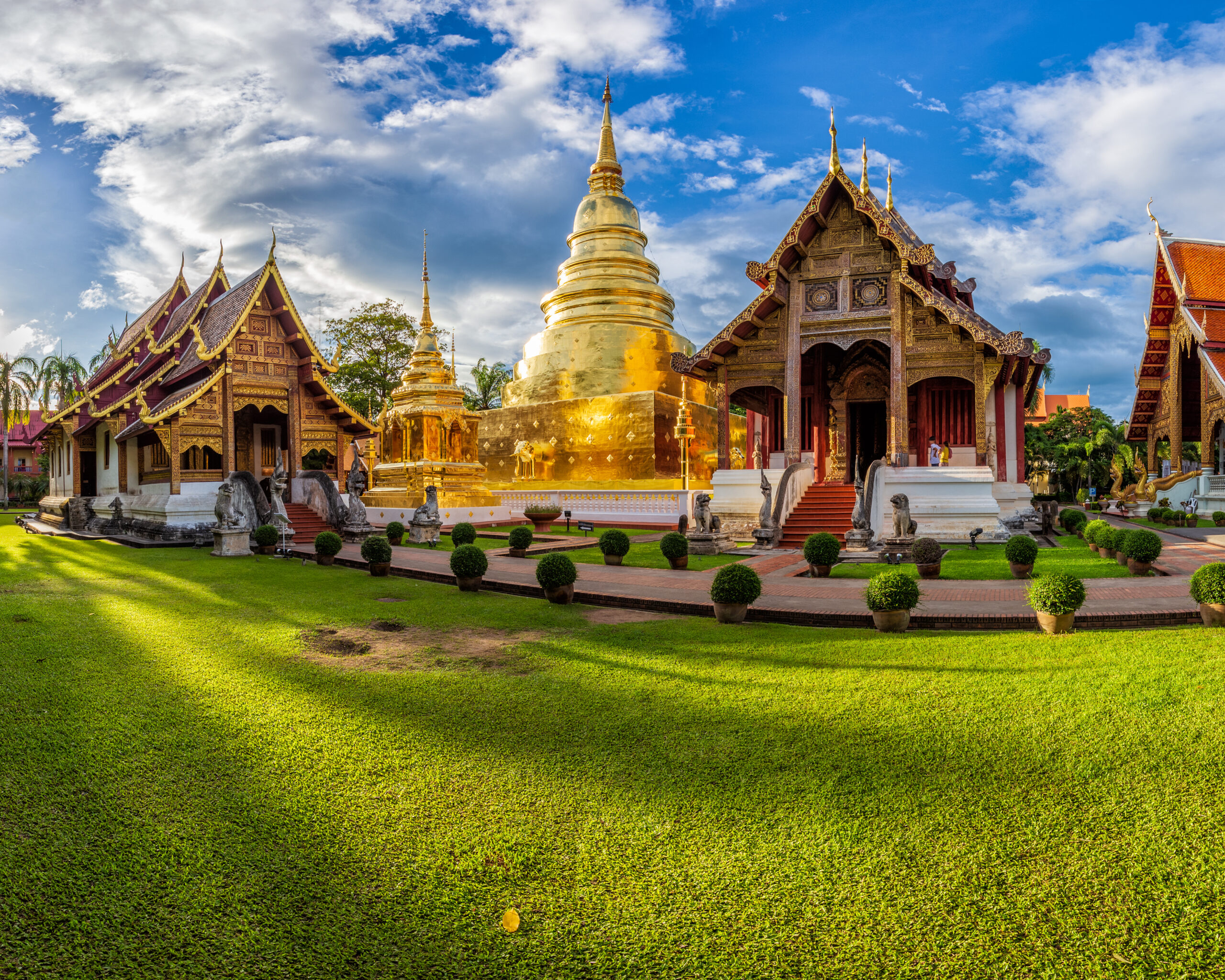 Wat Phra Sing Temple at Chiang Mai Province, Thailand